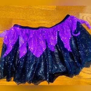 RunDisney Disney Princess Marathon Ursula Sea witch villain sequin running skirt